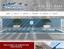 Tablet Screenshot of americanshotcreteconstruction.com